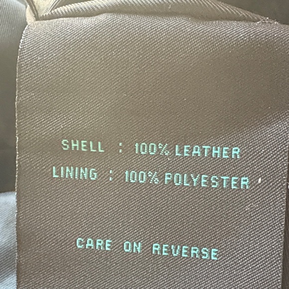 Siena Studio Classic Black Suede Leather Straight Leg Pants - Picture 9 of 10